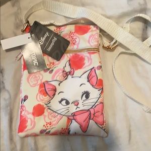 NWT DISNEY LOUNGEFLY MARIE PURSE